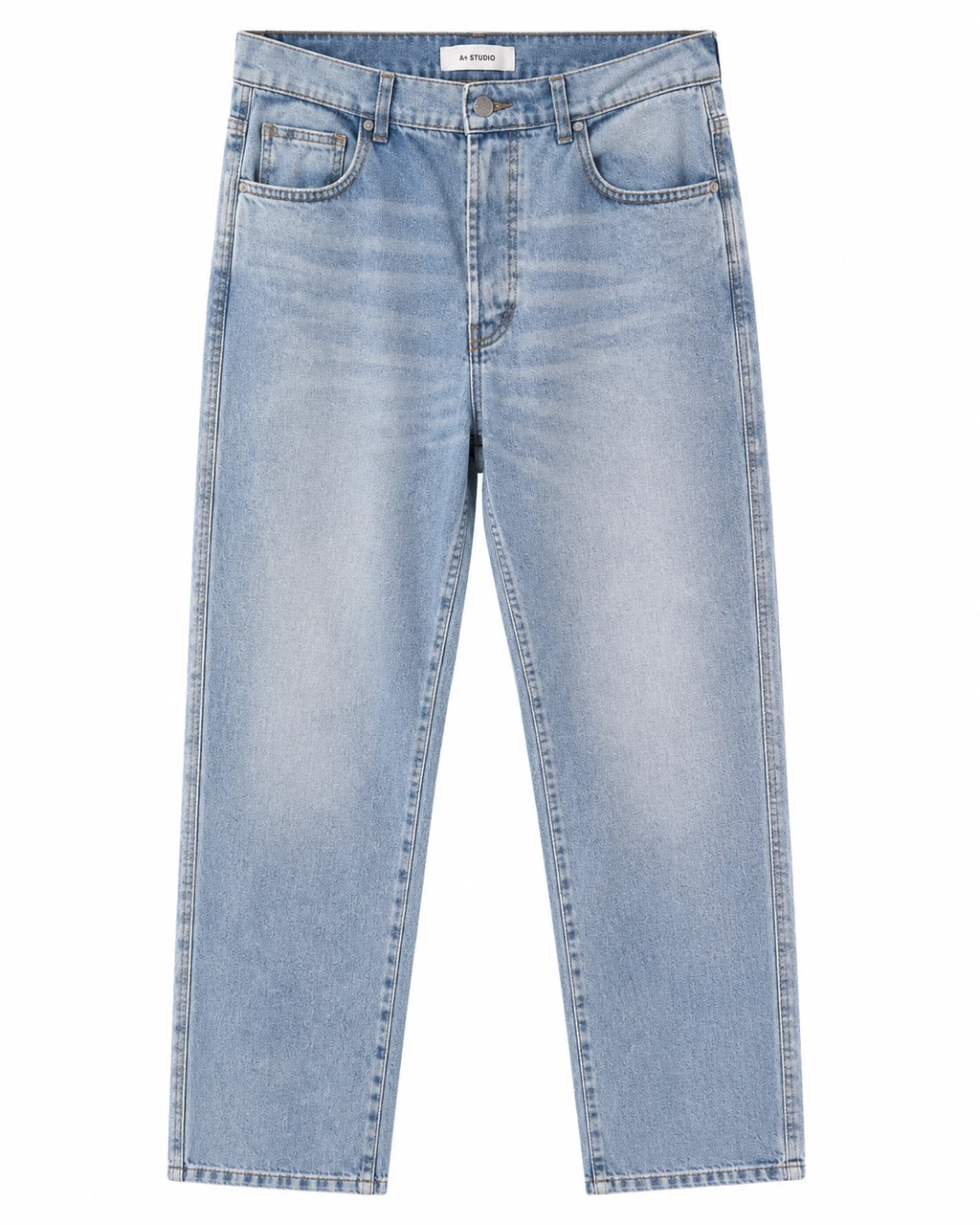 Jeans rectos celeste