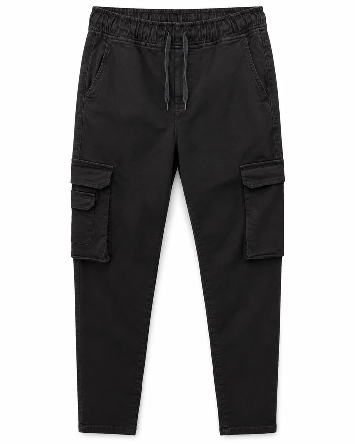 Pantalón cargo negro