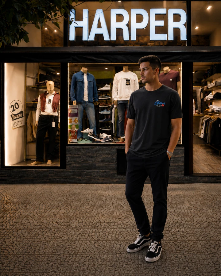 Remera Harper Urban Black